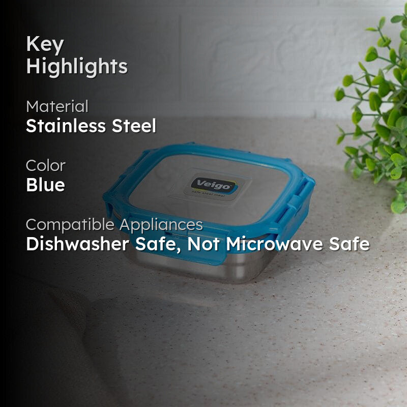 Meal Mate Lunch Box (Light Blue) - 300 mL media 2