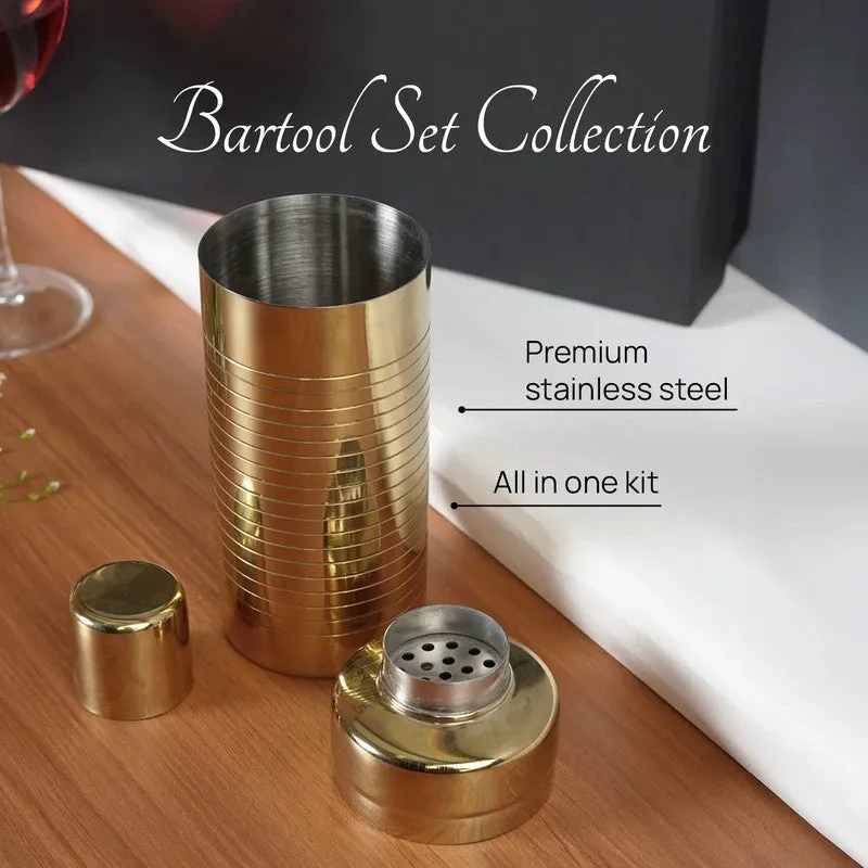 Exquisite Stainless Steel Barware Tools - Eight Piece Set media 3