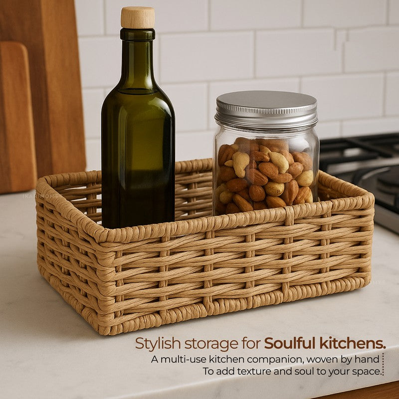Sierra Raffia Storage Basket media 5