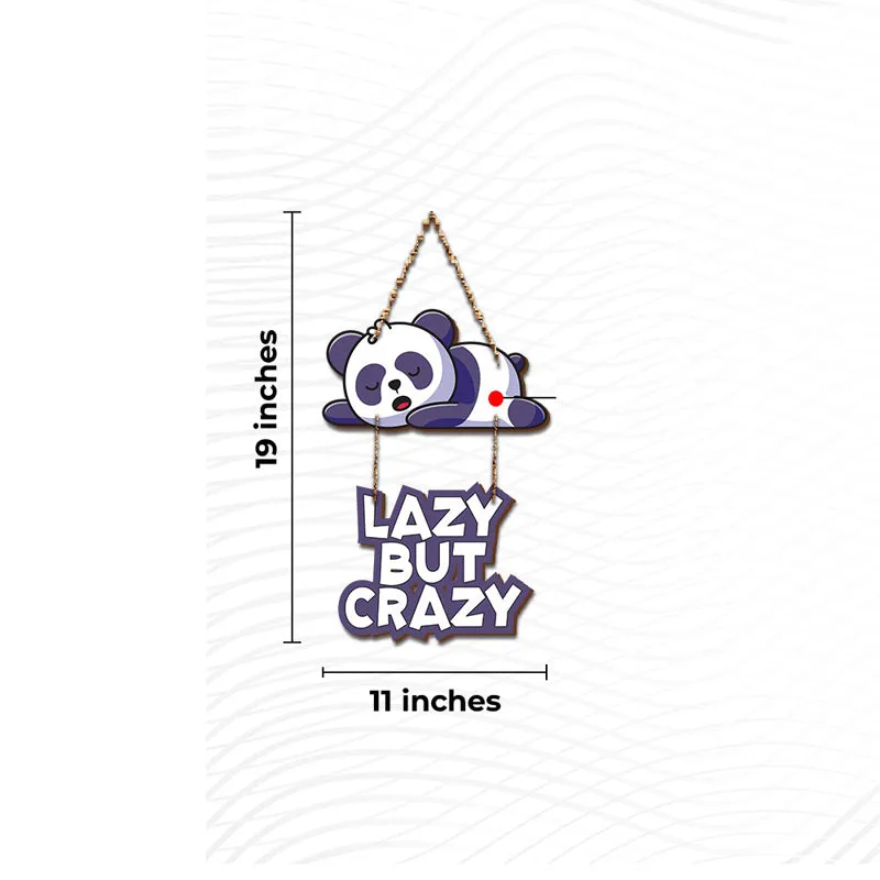 Panda Problems Wood MDF Wall Hanging media 6