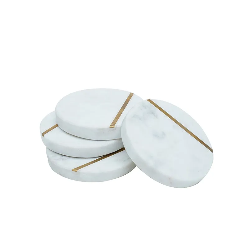 Billia Marble Coaster - Set Of Four media 5