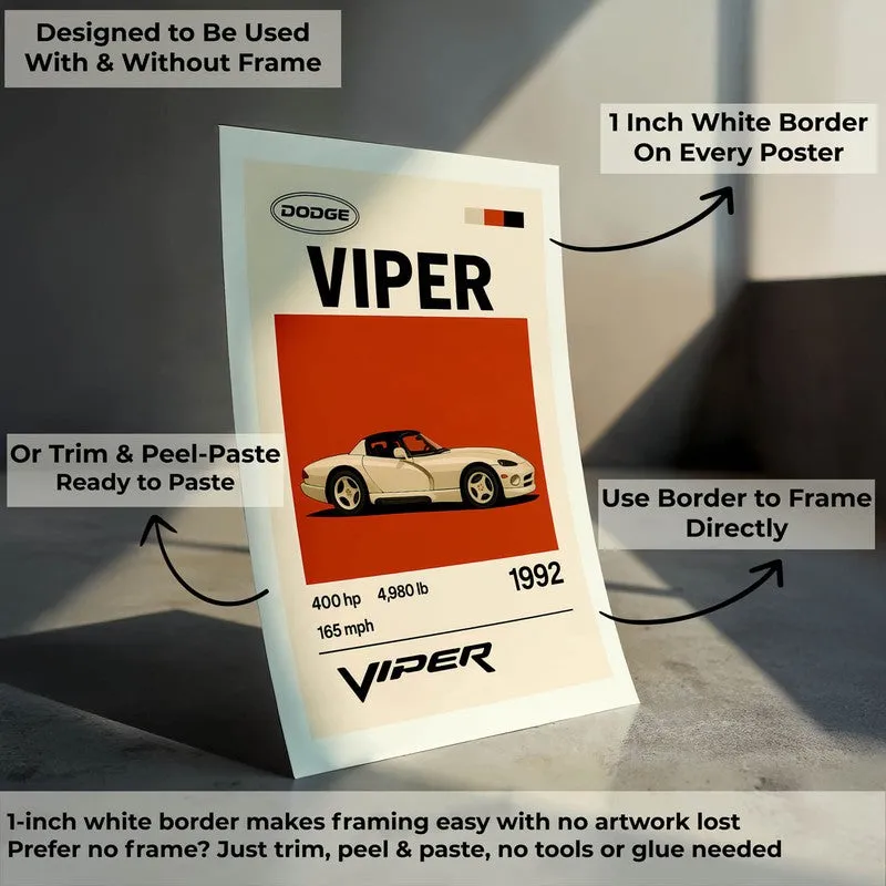 Dodge Viper Legacy Wall Poster media 8