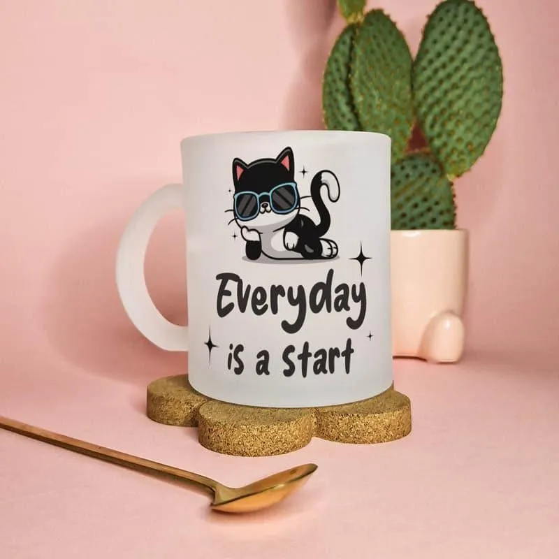Fond Glass Coffee Mug (330 mL) media 1