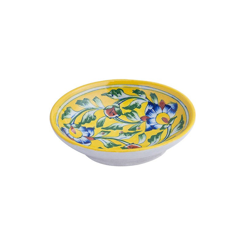 Aura Ceramic Soap Dish - Yellow,Blue media 4