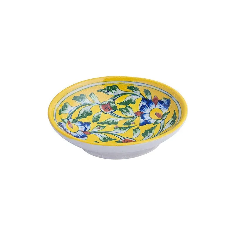Aura Ceramic Soap Dish - Yellow,Blue media 4