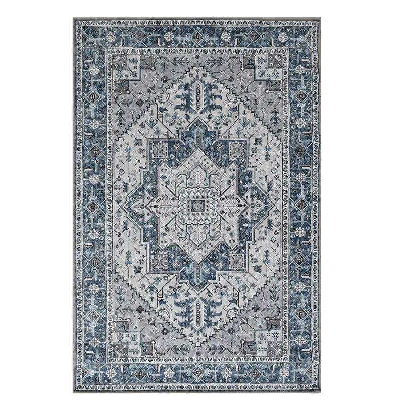 Oriana Velvet Rectangle Anti-Skid Carpet media 1