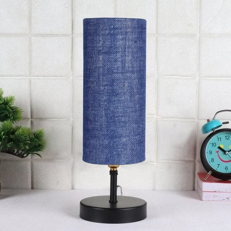 Mini Magic Jute Table Lamp - Blue,Black media 4