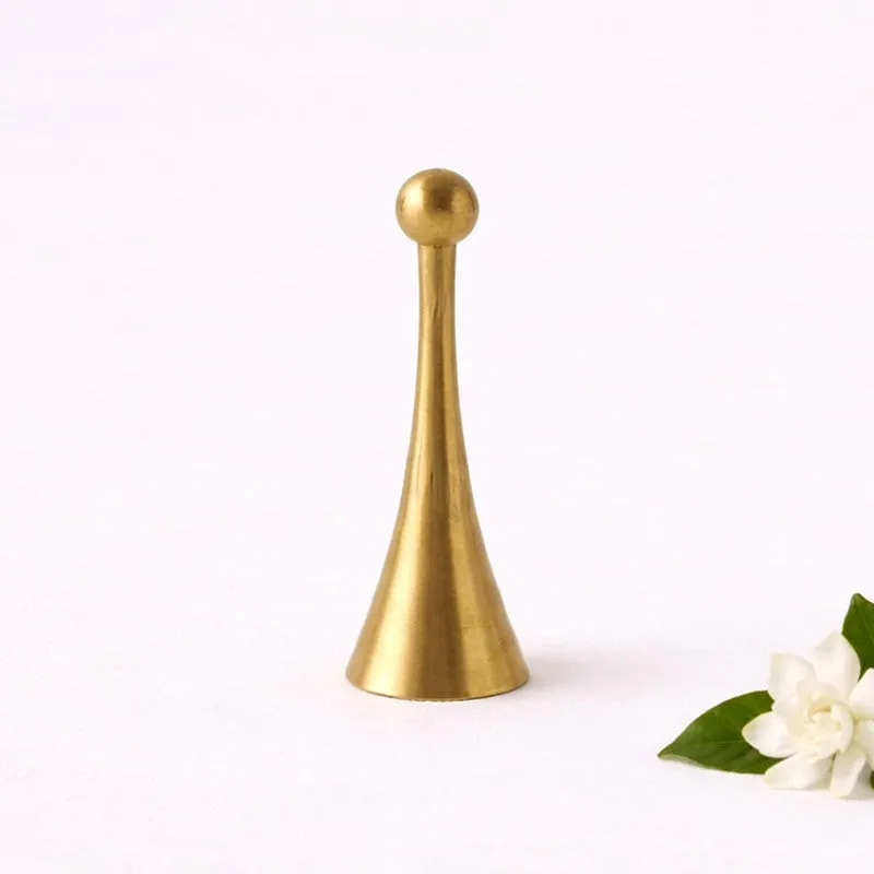 Modern Temple Brass Pooja Bell media 3