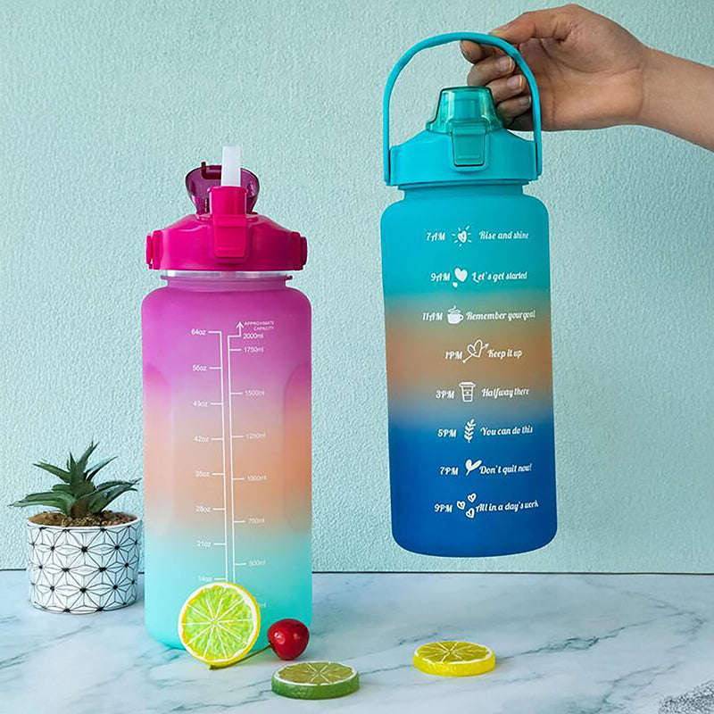 Ombre Sip Water Tumbler (Multicolor) - 2 L media 8