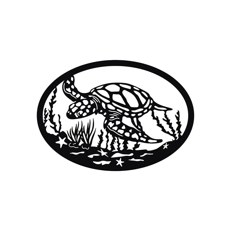Turtle Swim Black Iron Wall Accent media 3