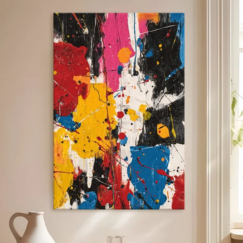 Dynamic Stroke Matrix Canvas Wall Art media 4
