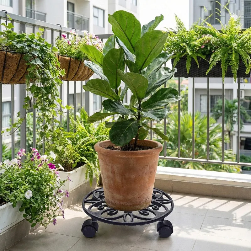 Rollnest Metal Planter Stand - Set Of Two media 4