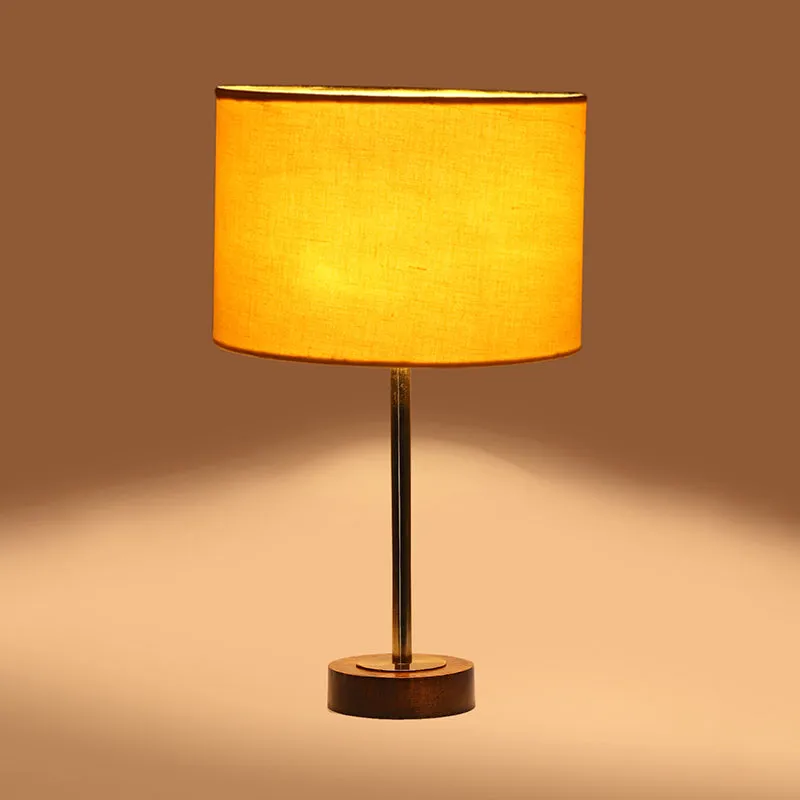 Cotin I Rodin Wooden Table Lamp - Yellow,Gold,Brown media 6