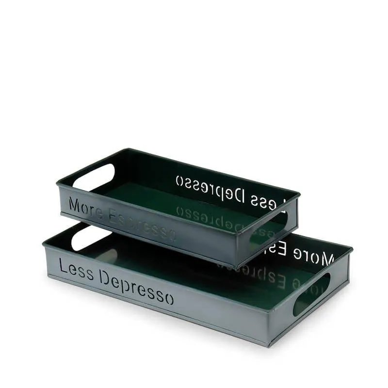 Fresh Feast Tray (Green) - Set Of Two media 4