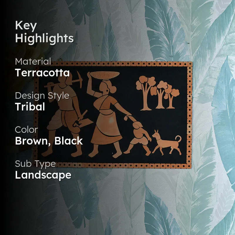 The Folk Chore Terracotta Wall Art media 2
