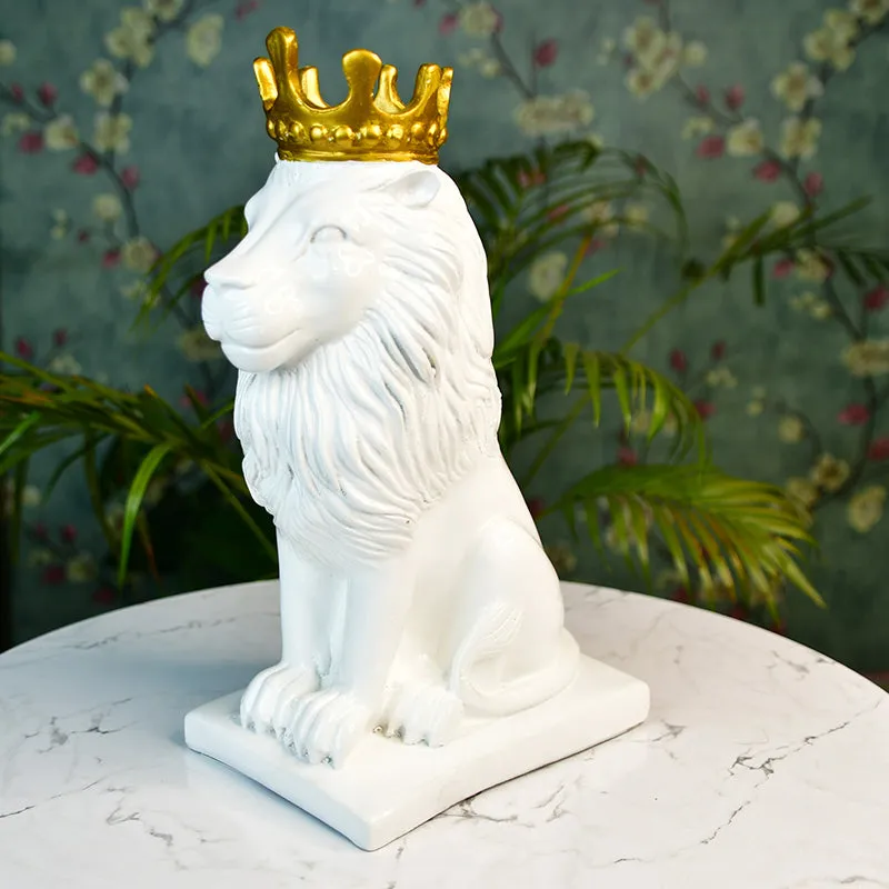 Leo Crown Showpiece - White media 1