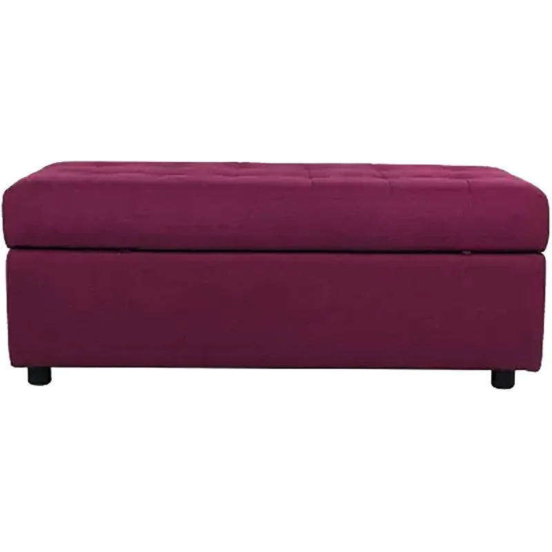 Zaviro Nuvia Ottoman - Purple media 5