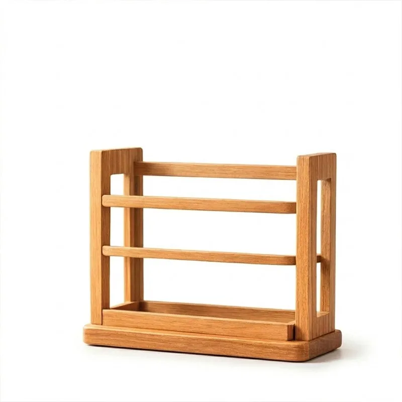 Aura Serve MDF Rustic Cutlery Stand media 3