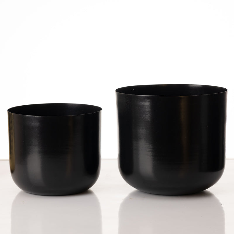 Luxe Glow Planter (Black) - Set Of Two media 3