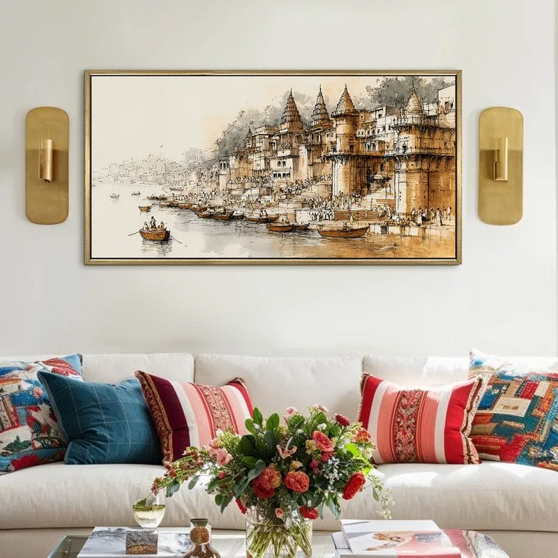 Architectural Echoes at Dusk Wall Art media 3