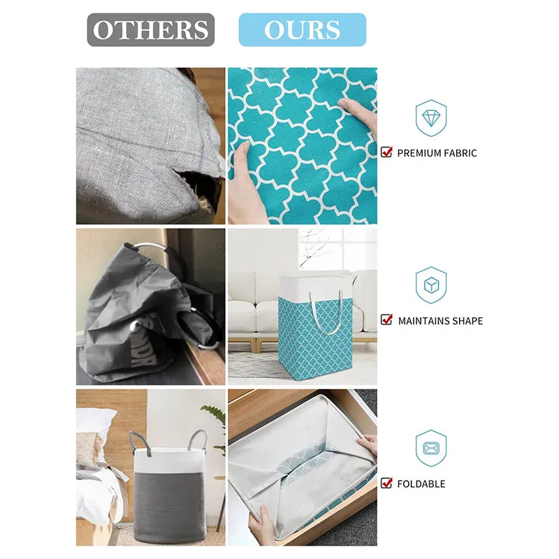 Calto Laundry Basket - Blue media 6