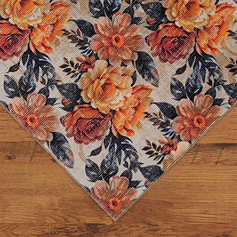 Charlotte Floral Carpet - Orange & Red media 6