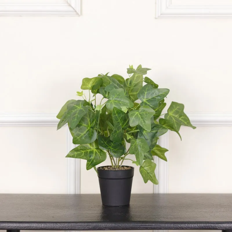 Artificial Plant With Black Fiber Pot - 1 Feet media 3