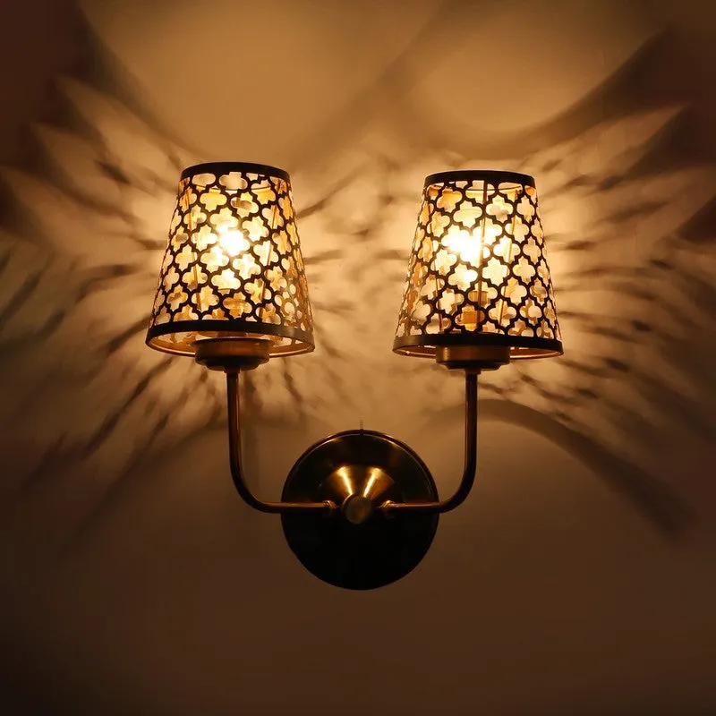 ShadowWeave Duo Metal Wall Lamp media 7
