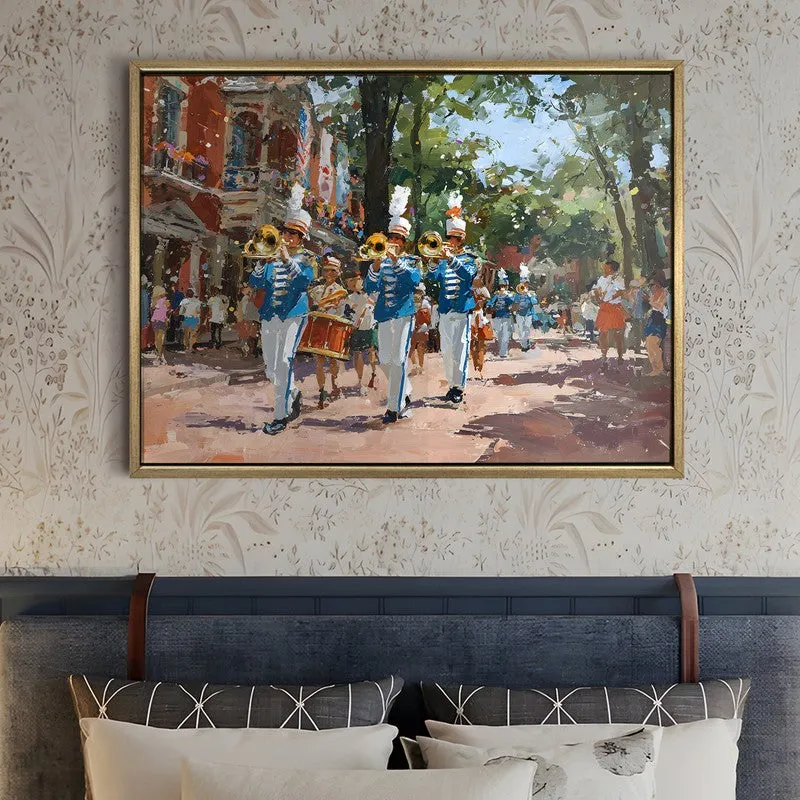 Parade Harmony Canvas Wall Painting With Frame media 5