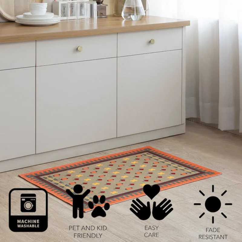 Velora Cotton Door Mats - Beige media 7