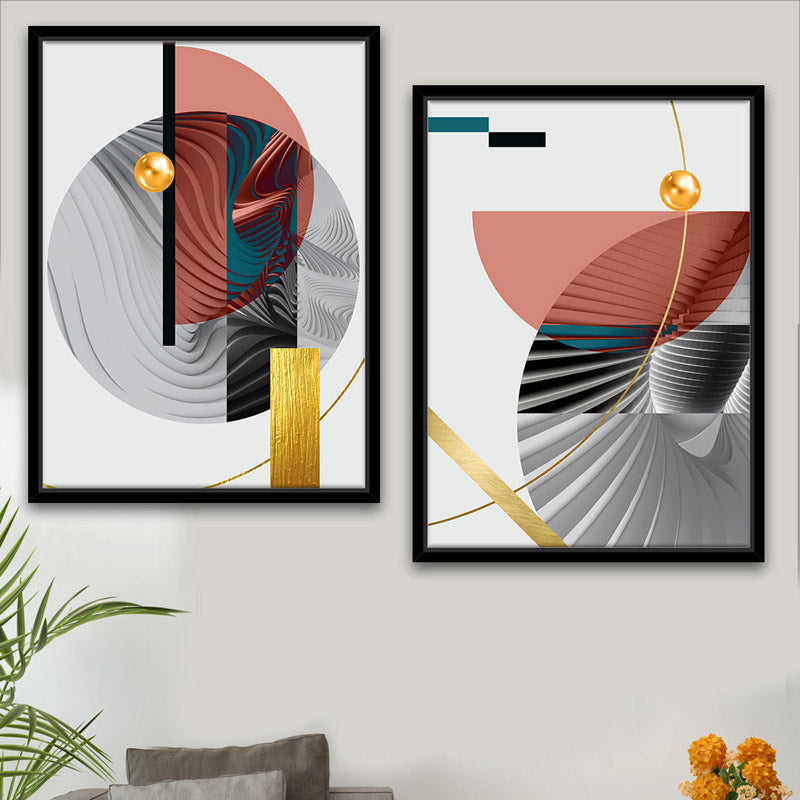 Rosemary Abstract Wall Art - Set Of Two