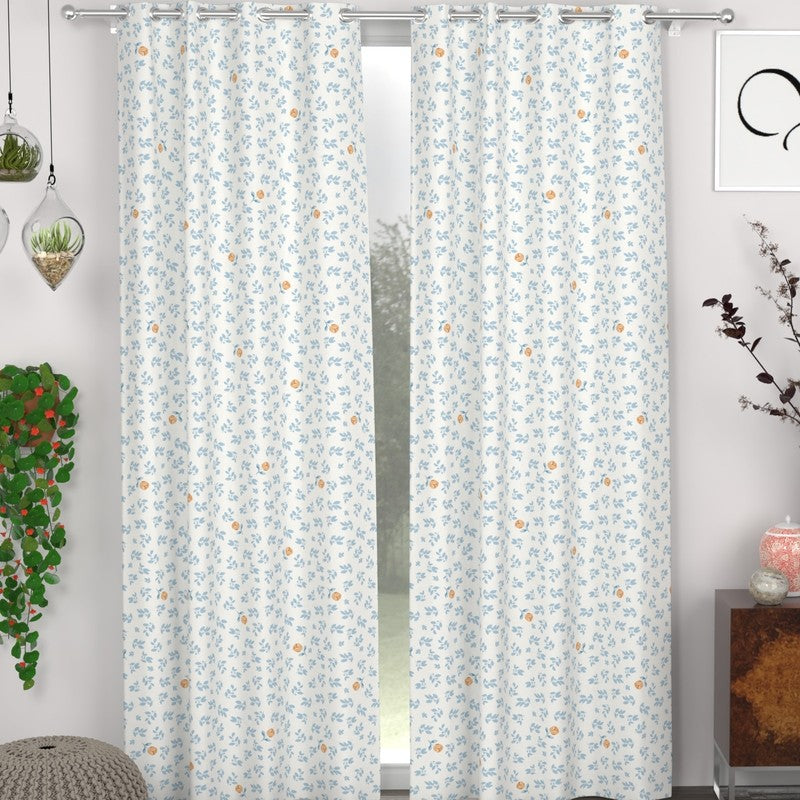 Petal Serenade Curtains - Set of Two