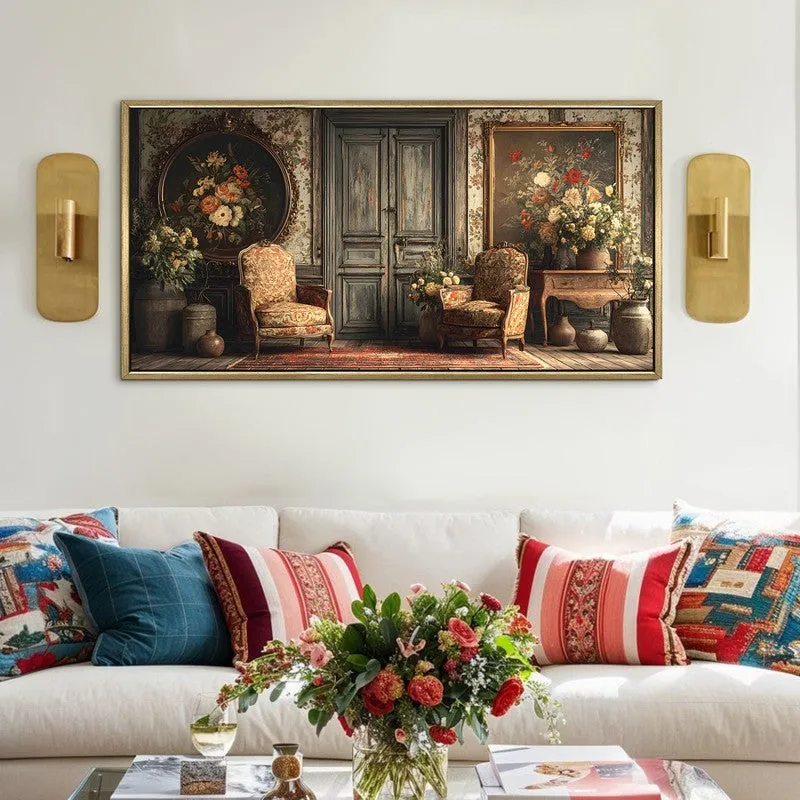 Classic Europe Floral Sitting Room Wall Art media 1