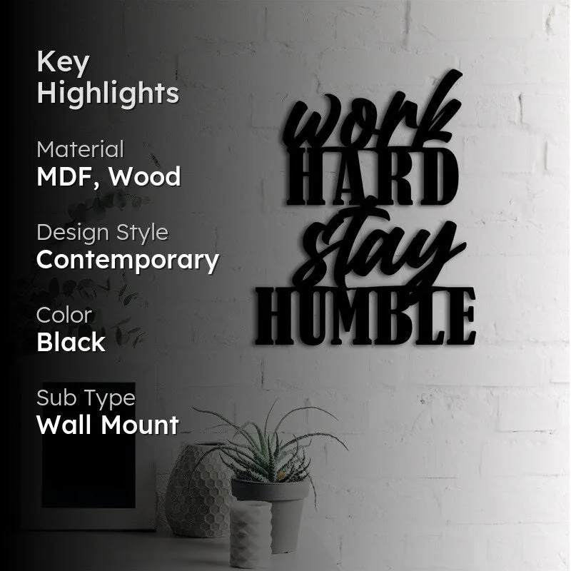 Humble & Decidacted MDF & Wooden Wall Accent media 2