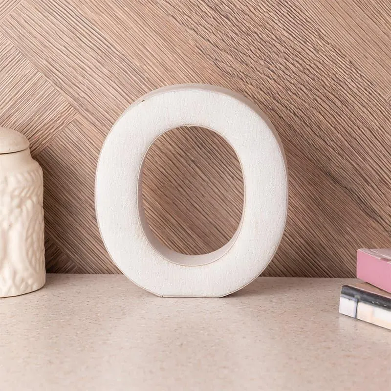 Alphabet O MDF & Fabric Wall Accent media 1