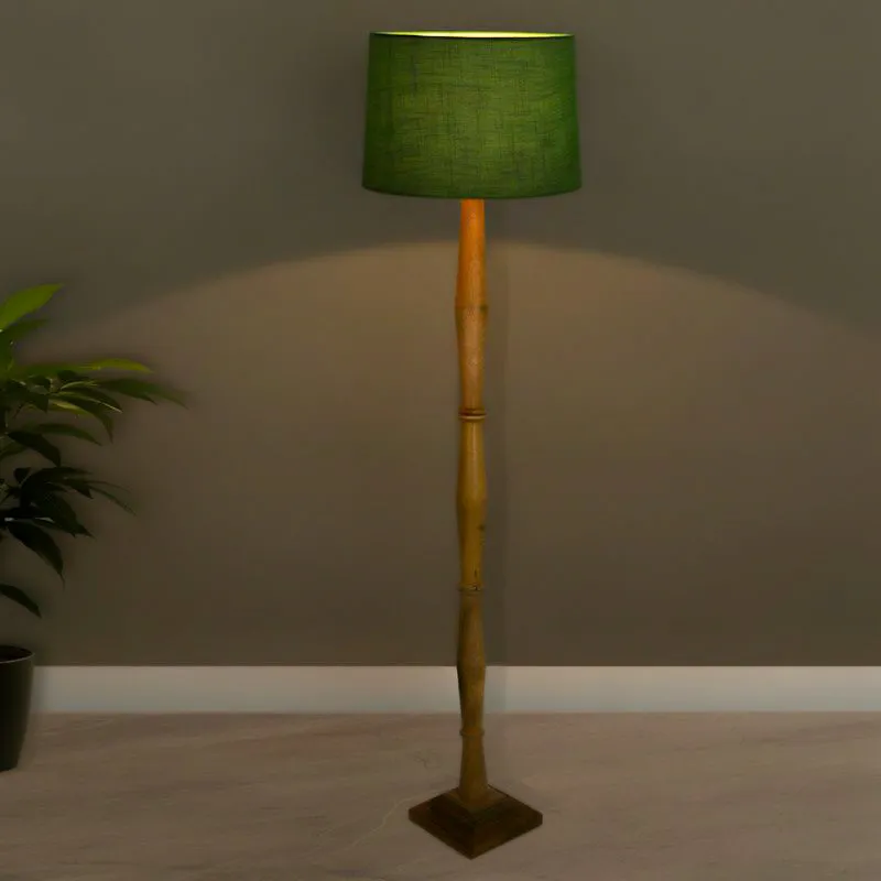 Elfin Bamboo Floor Lamp - Green media 1