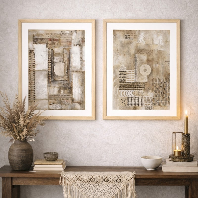 Elarrra Wall Art With Frame - Set Of Two media 3