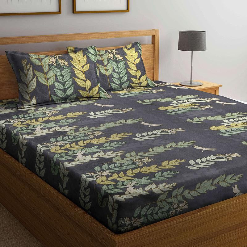 Whitey Floral PolyCotton Bedsheet  - 150 GSM media 3