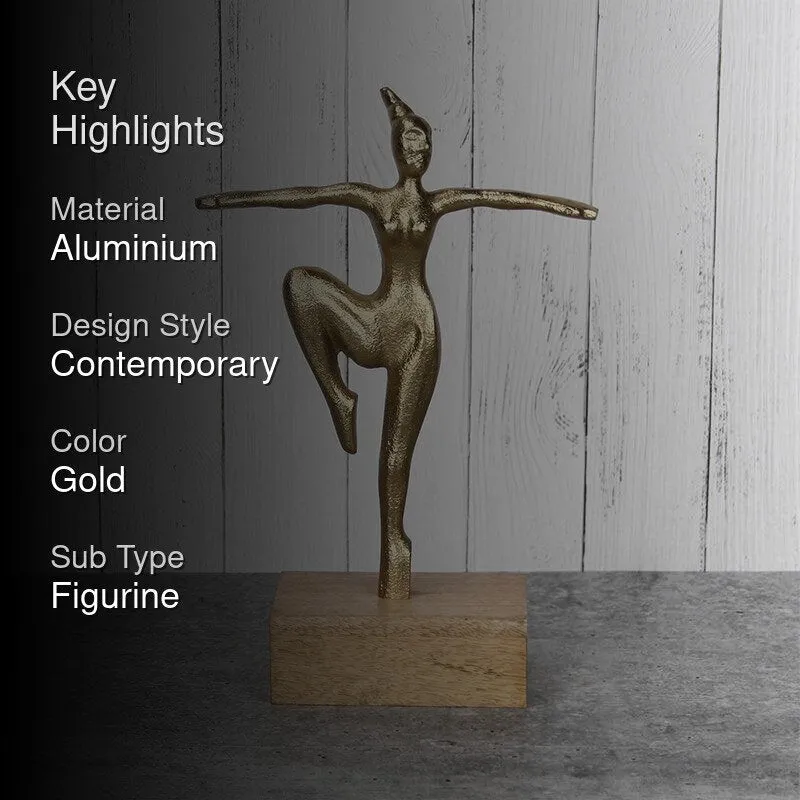 Prima Ballerina Showpiece - Gold media 2