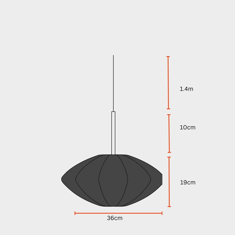 Fig Living Luxe Collections Ceiling Lamp - Black & Silver media 8