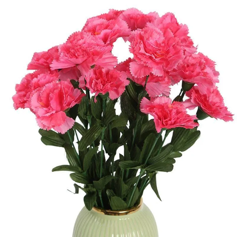 Faux Carnation Bunch (Pink) - Set Of Two media 4