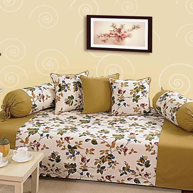 Swayam Floral Fantasy Diwan Set media 1