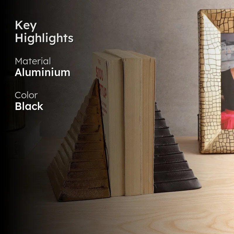 Pyramidon Bookend (Gold & Black) - Set Of Two media 2