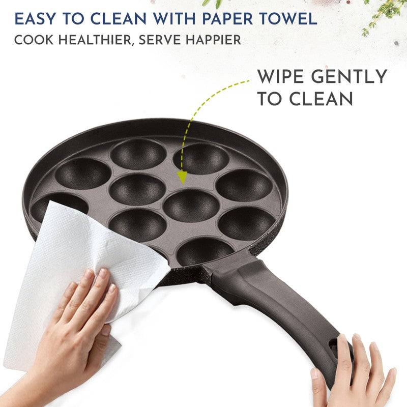 EvenHeat Non-Stick Paniyaram Pan With Lid media 7
