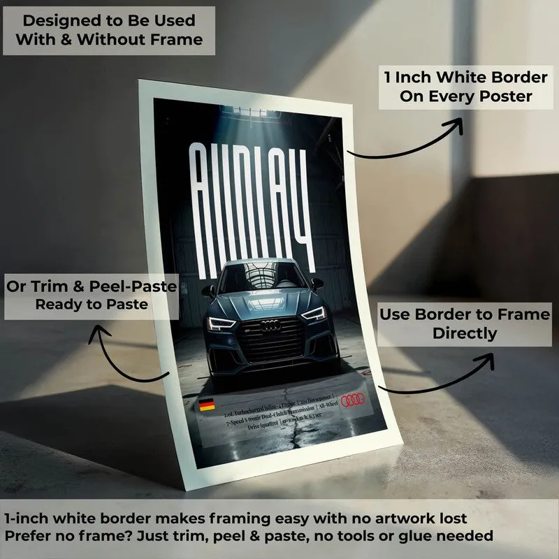 German Precision Wall Poster media 7
