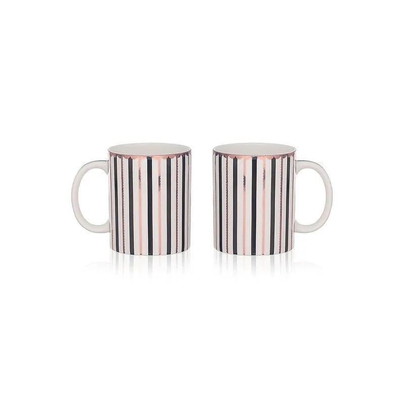 Lorien Ceramic Coffee Mug (270 mL Each) - Set Of Two media 6