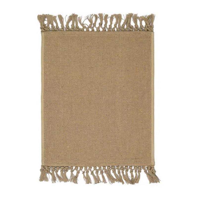 Santra Anti-Slip Jute Door Mats with Fringe media 7