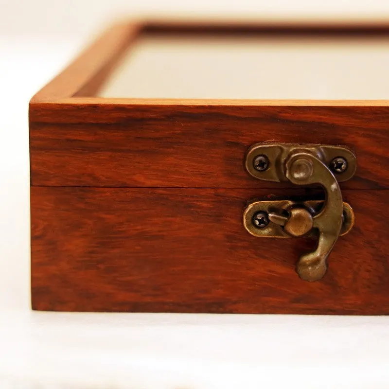 Charm Sheesham Wood Rectangle Masala Box - Eleven Piece Set media 9