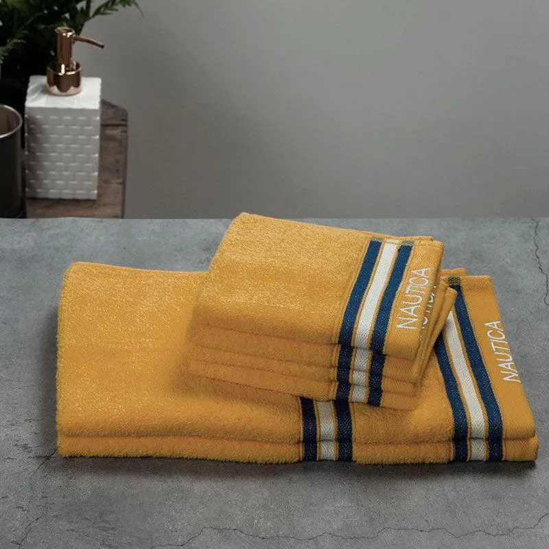 Nautica Dove Down Cotton Towel Set (Beige) - Set Of Six media 4