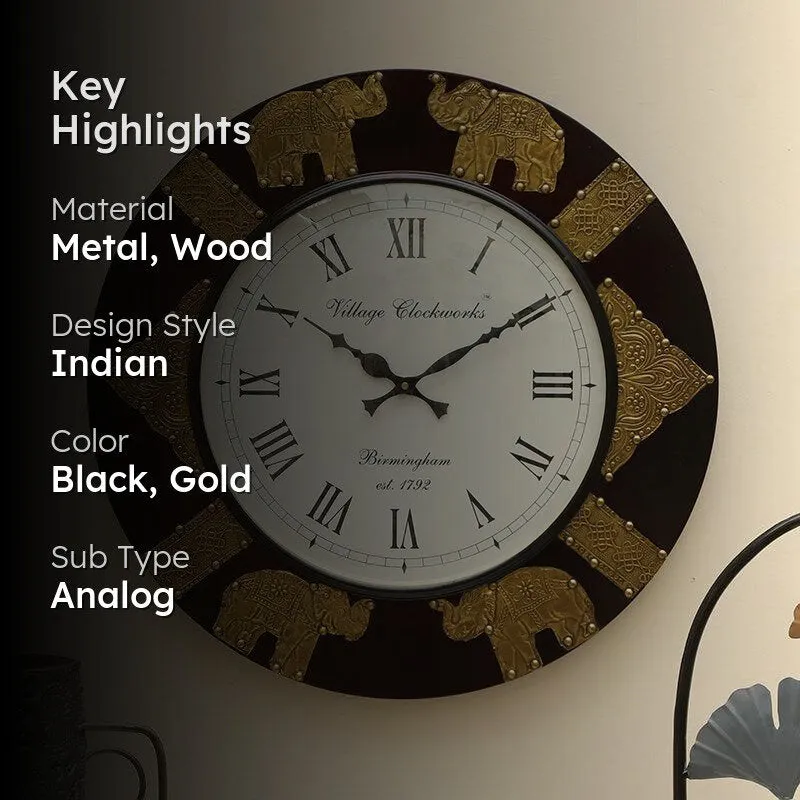Imperial Dial Analog Wall Clock media 2